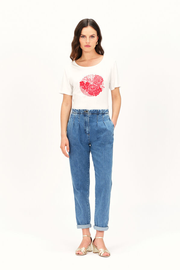 t shirt tozan blanc femme T-shirt tozan blanc femme