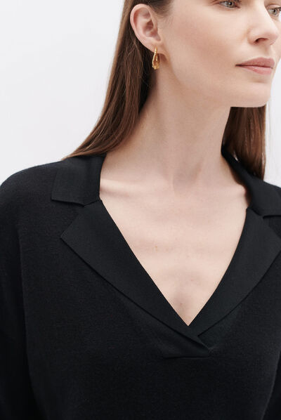 Pull marcelin noir femme