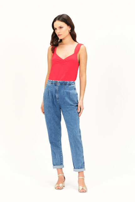 T-shirt tlibertino rouge femme
