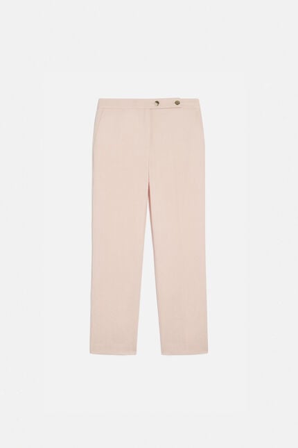 Pantalon pencette rose clair femme