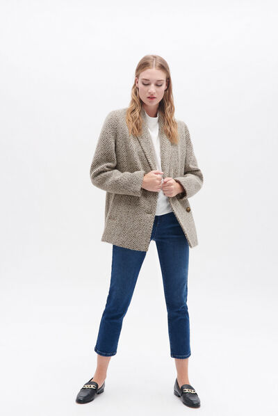 Jas Gabon cognac bruin vrouw