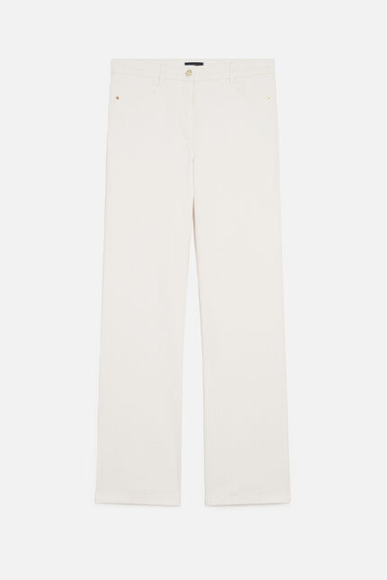Pantalon piper ivoire femme