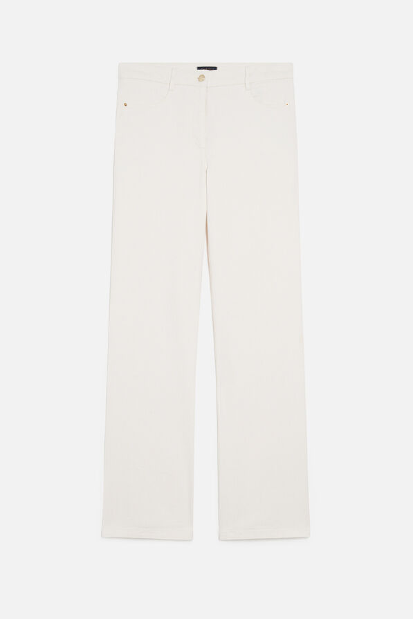 Pantalon piper ivoire femme