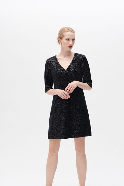 Robe rafaela noir femme