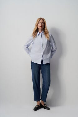 Chemise cbrenda2 bleu clair femme