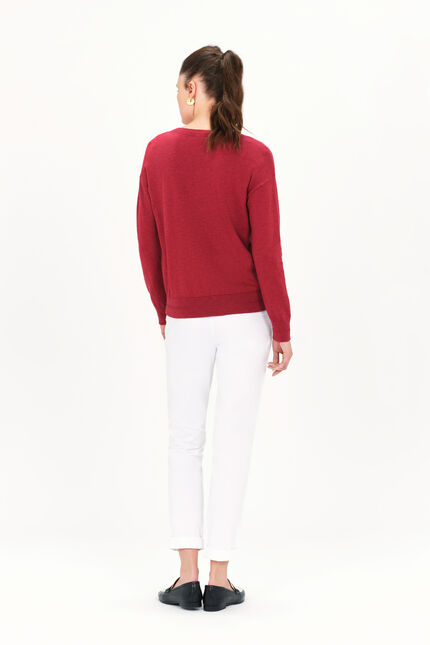 Pull mbetty marron fonce femme