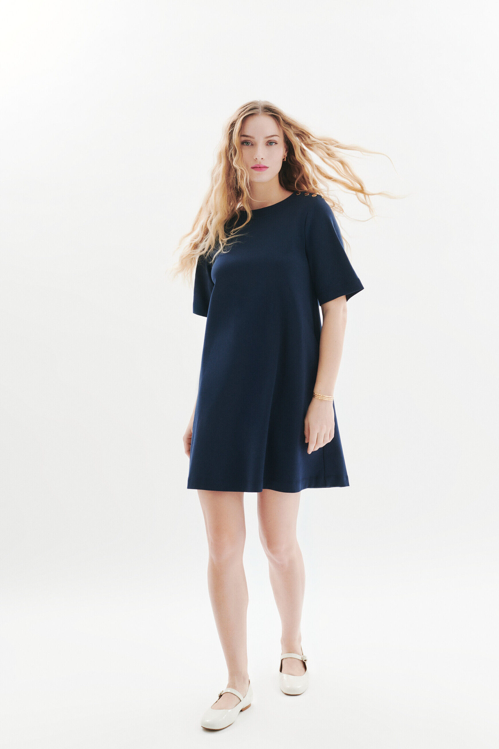 Robe Rmarie bleu marine femme