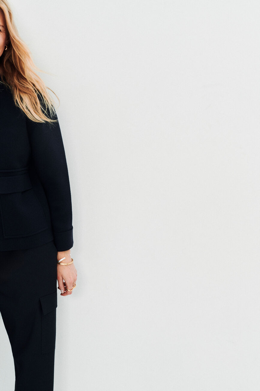 Veste mjames bleu marine femme