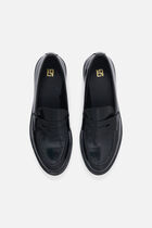Aladine natural leather loafers black woman
