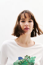 Tedouard t-shirt khaki green woman