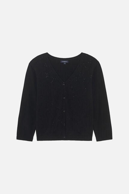 Gilet Mdiamond nero donna