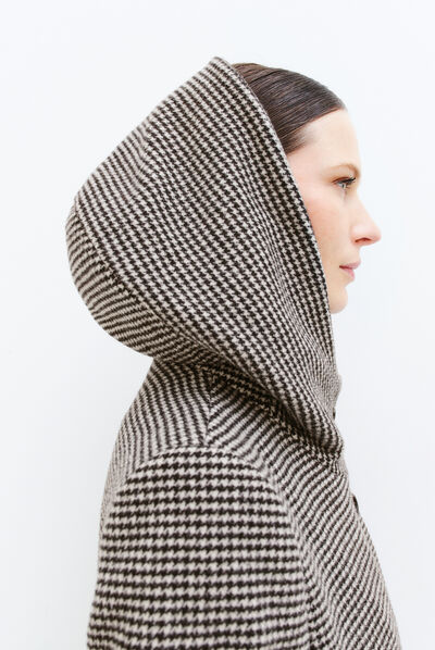 manteau verise noir femme