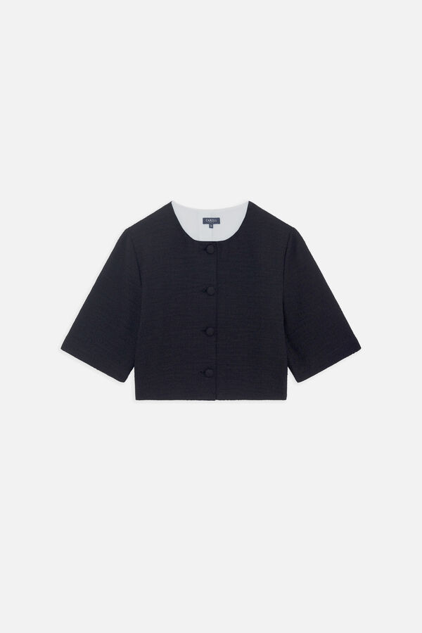 Chemisier Cmilly noir femme