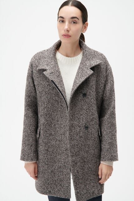 Gathieu coat taupe woman