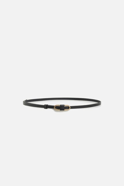 Cintura fine nero donna