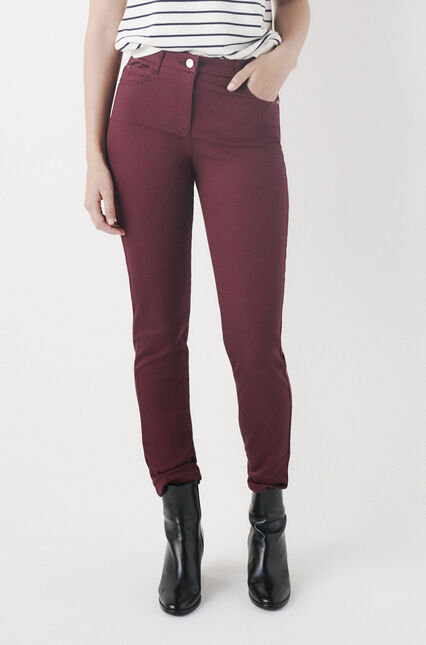 pantalon tony bordeaux femme