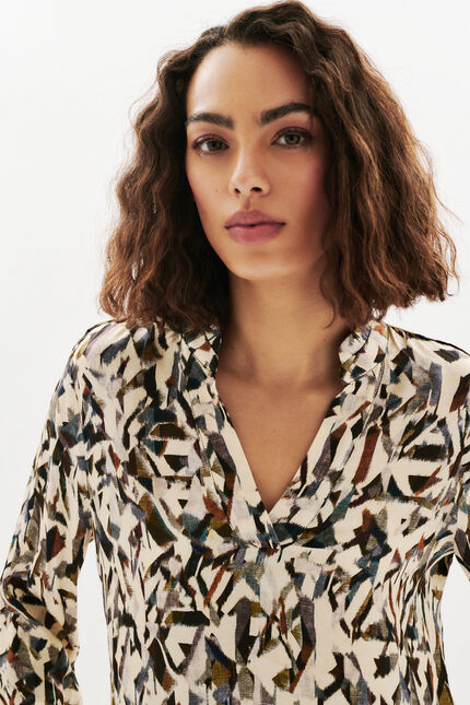 Chemise Clara ecru femme