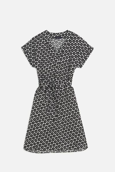 Vestido Rmaelle negro mujer