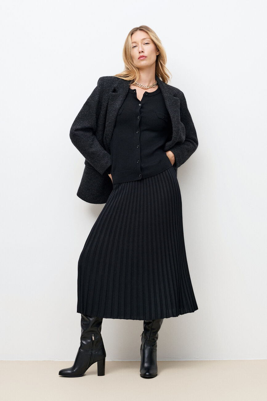 Manteau Girelli 100% laine gris femme