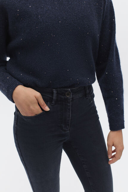pantalon tom bleu fonce femme