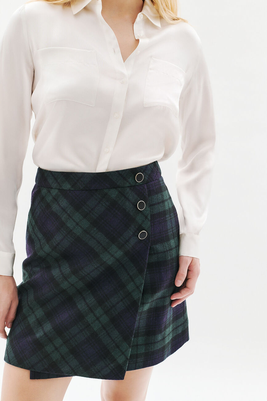 Justiane skirt navy blue woman