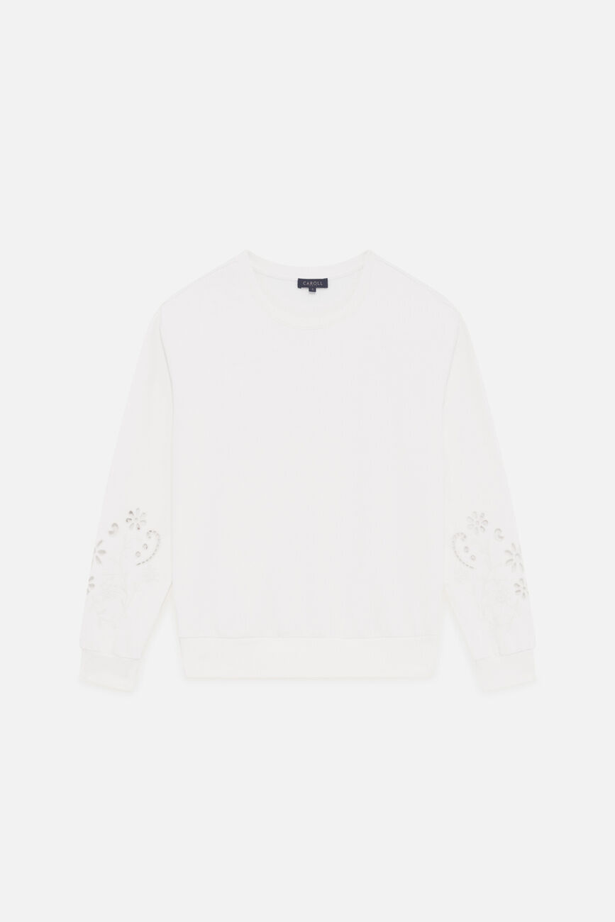 Sweatshirt Talida creme femme