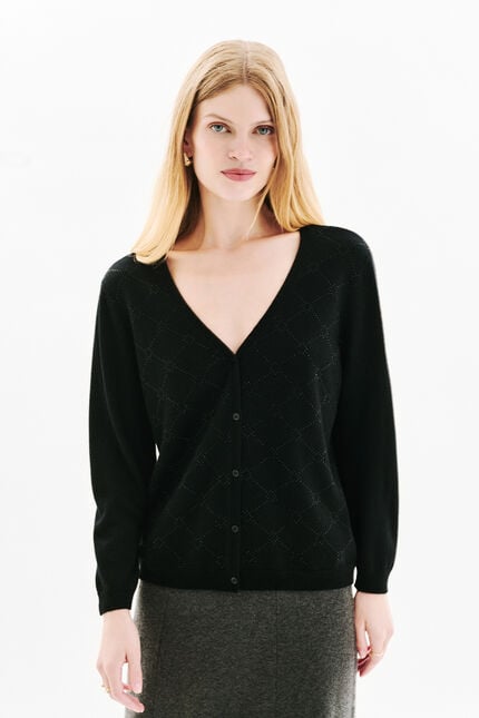 Mdiamond cardigan black woman