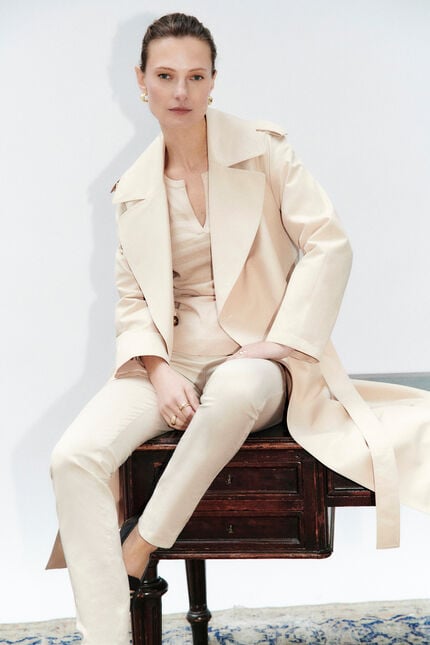 Trench gtramontane beige femme