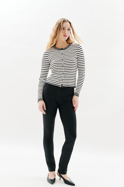 Cardigan Mpepite noir femme