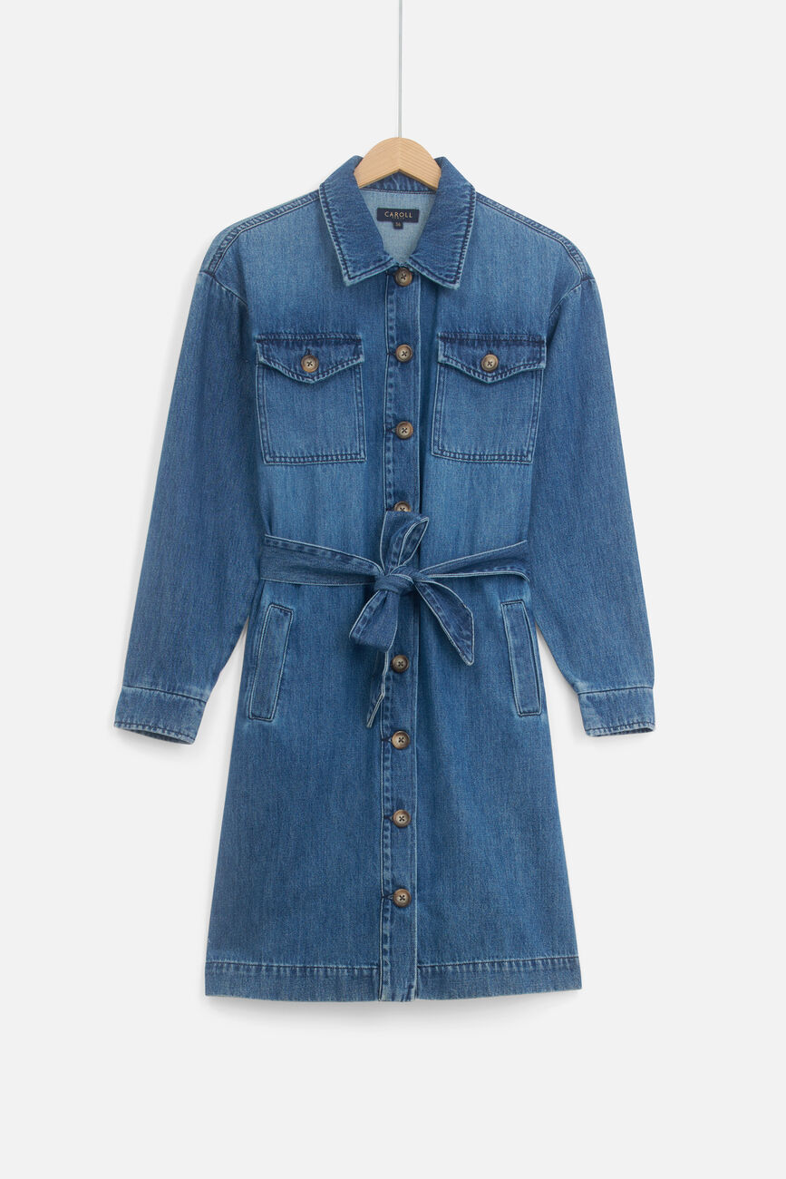 robe faustine denim stone femme
