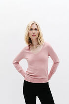 Sweater Mempha pastel pink woman