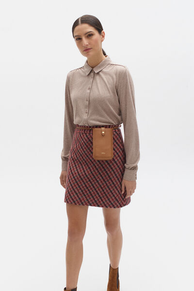 t-shirt tabatha taupe femme