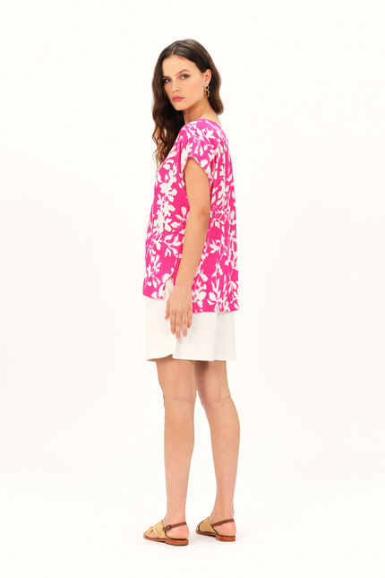 Blouse cilona rose femme
