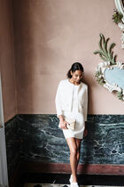 Rsoline dress ecru woman