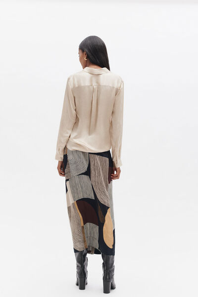 Jupe janette gris femme