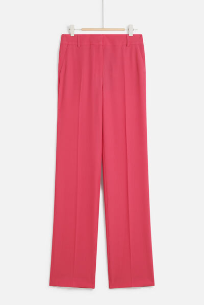 pantalon clement rose fushia femme