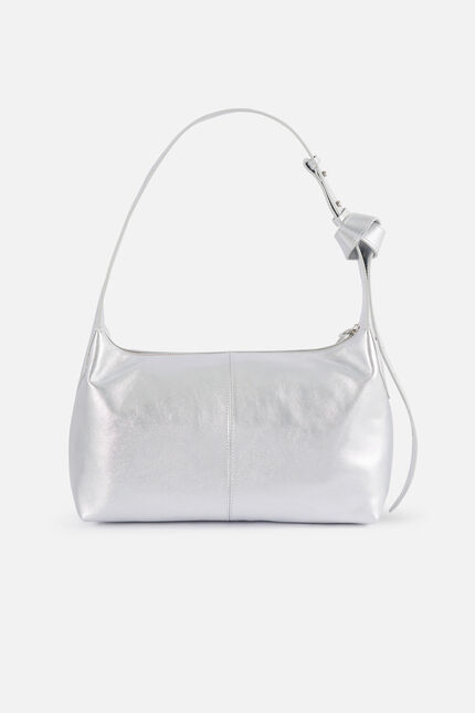 Sac soane2 en cuir naturel gris argent femme