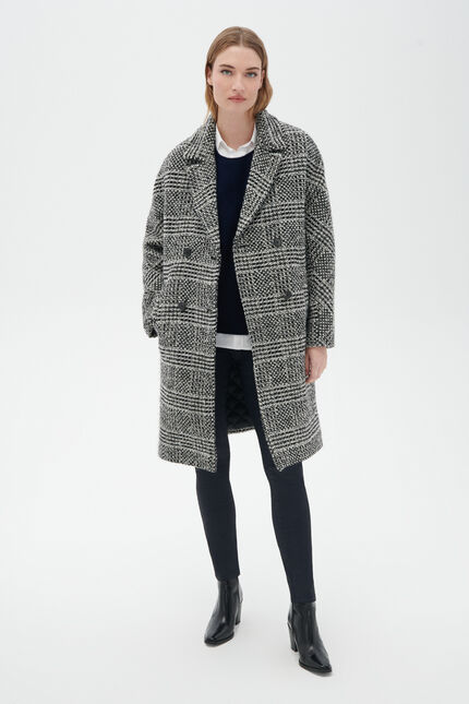 Manteau genie gris fonce femme