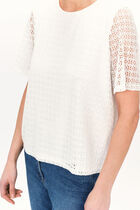 tboxy T-shirt ivory woman