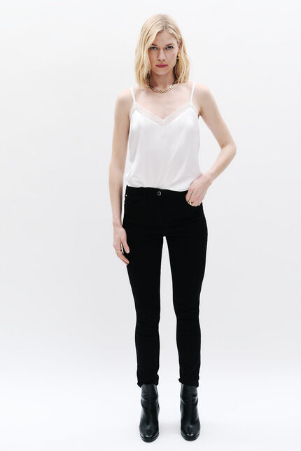 pantalon tony noir femme