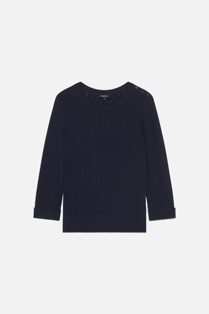 maglione mjulietta blu navy donna