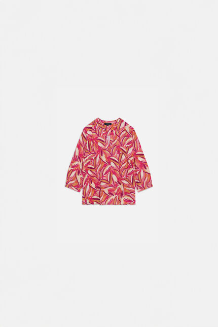 Blouse libye rose vif femme