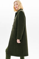Gelika coat khaki green woman
