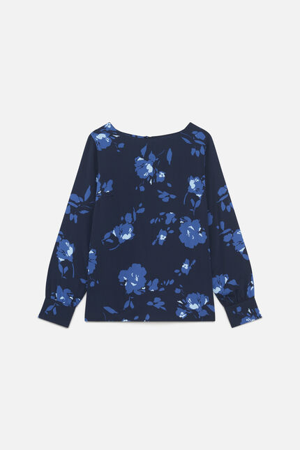Blouse Lena bleu marine femme