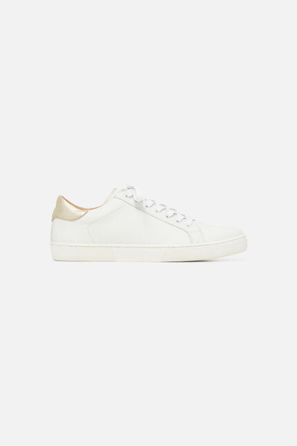 Suzanne-Sneaker aus Naturleder naturfarben damen