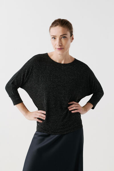 t-shirt franny gris argent femme