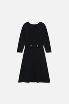 Dress rose black woman