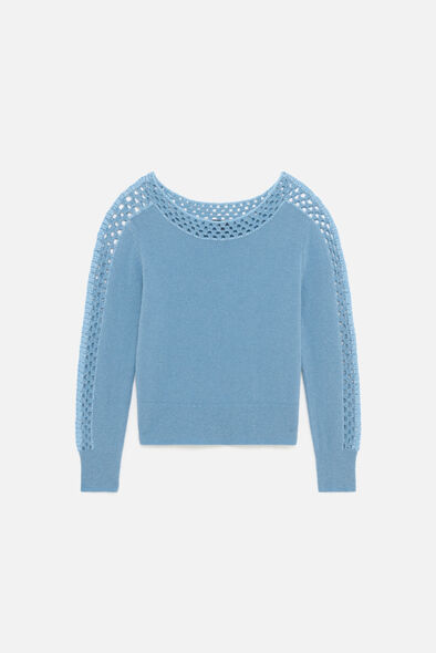 Pull Mlily denim baby bleu femme