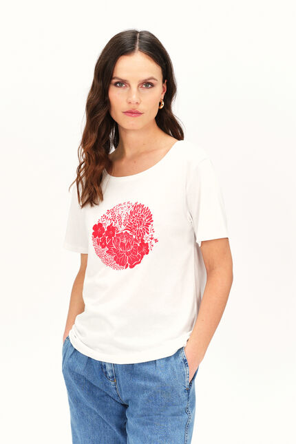 T-shirt tozan blanc femme