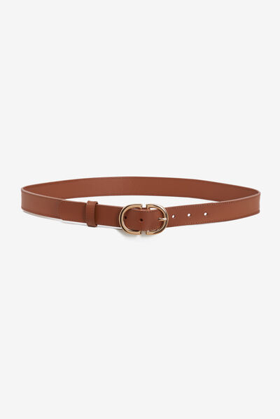 ceinture leonie beige femme